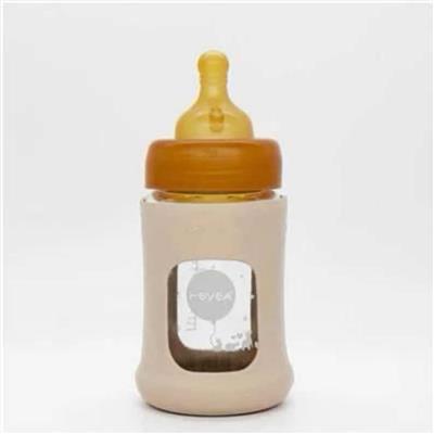 HEVEA Plastic Free Glass Baby Bottle - 2pk | EarthHero