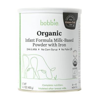 Bobbie Baby Organic Powder Infant Formula - 14.1oz : Target