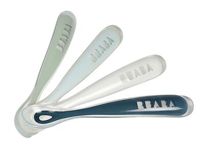 BEABA First Foods Silicone Spoons - Set of 4