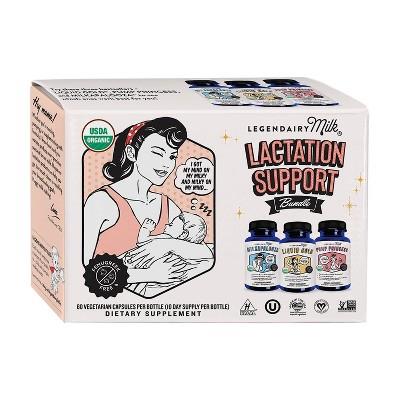 Legendairy Milk Lactation Vegan Support Bundle - 180ct : Target