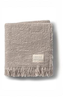 Domani Home Waffle Muslin Baby Blanket in Stone at Nordstrom