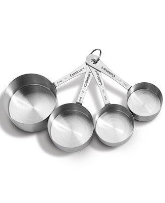 Cuisinart Stainless Steel Measuring Cups, Set of 4 - Macys