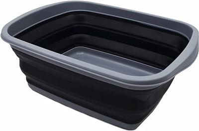 Amazon.com: SAMMART 10L (2.6 Gallons) Collapsible Tub - Foldable Dish Tub - Portable Washing Basin -