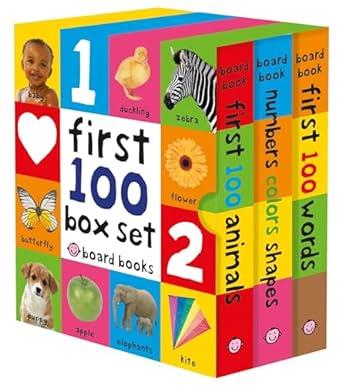 Macmillan First 100 Board Book Box Set (3 books)