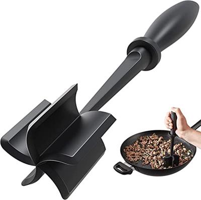 Meat Chopper for Hamburger, Premium Heat Resistant Masher and Smasher for Ground Beef, Ground Turkey and More, Nylon Ground Beef Chopper Tool and Meat