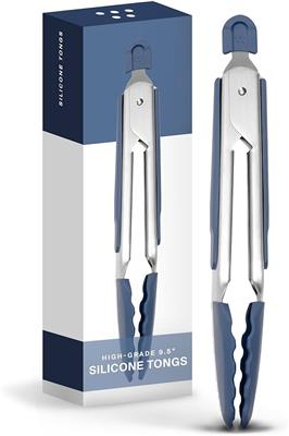 Amazon.com: Misen Stainless Steel Kitchen Tongs - Precision Silicone-Tipped Grilling Tool - Mothers Day Gifts - Heat Resistant, Heavy Duty, Nonstick