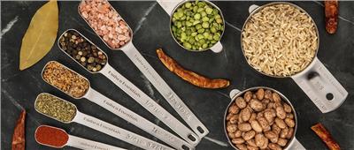Amazon.com: Hudson Essentials Stainless Steel Measuring Spoons Set for Dry or Liquid - Fits in Spice Jars - Set of 7: Home & Kitchen