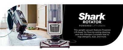 Amazon.com - Shark NV752 Rotator Powered Lift-Away TruePet Upright Vacuum with HEPA Filter, Large Dust Cup Capacity, LED Headlights, Upholstery Tool,