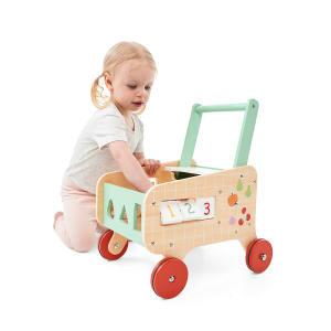 4 Piece Wooden Shopping Cart Playset - Kmart