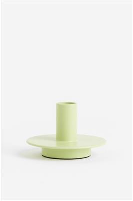 Metal Candlestick - Lime green - Home All | H&M CA