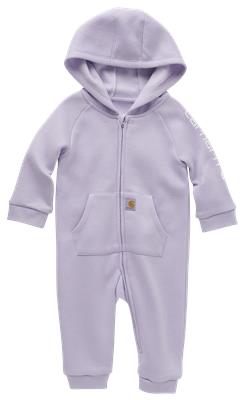 Carhartt Fleece Zip-Front Hooded Long-Sleeve Coveralls for Babies