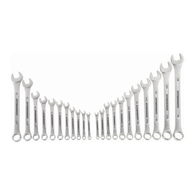 Raised Panel SAE and Metric Combination Wrench Set, 22 Piece