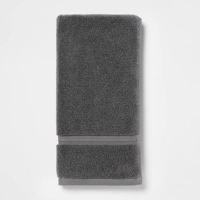 Spa Plush Hand Towel Dark Gray - Threshold™ : Target