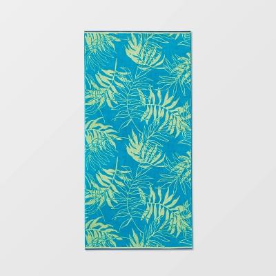 Xl Jacquard Palm Leaf Beach Towel - Sun Squad™ : Target