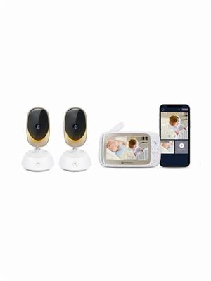 Motorola VM85 Connect 5 Connected Motorized Pan 720p Video Baby Monitor - 2 Camera Pack