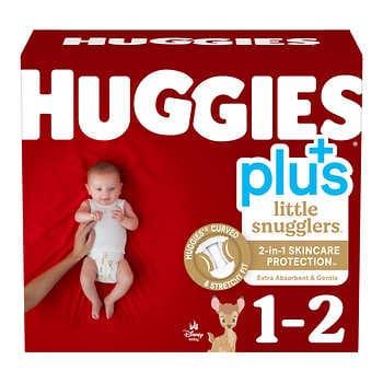 Huggies Plus Diapers Sizes 1 - 2 | Costco