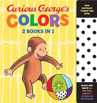 Curious Georges Colors: High Contrast Tummy Time Book - English Edition | Toys R Us Canada