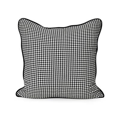 Houndstooth Grey Cushion