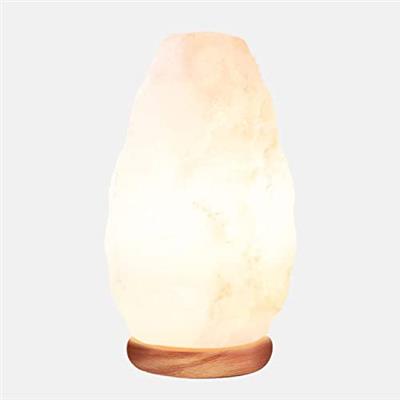 Himalayan Glow Natural White Salt Lamp, Crystal Salt Lamp Night Light, 6-8 LBS