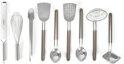 Amazon.com: Martha Stewart 9-Piece Stainless Steel Prep & Serve Kitchen Gadget and Tool Set - Dishwasher Safe : Home & Kitchen