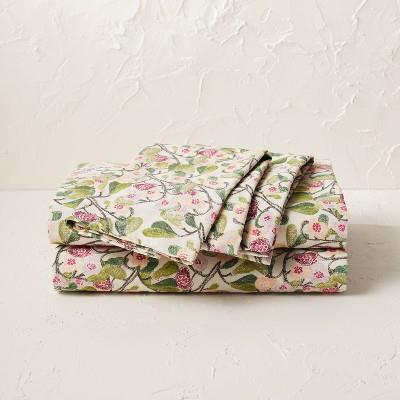 Twin/twin Xl Printed Cotton Sheet Set Autumn Blossom - Opalhouse™ Designed With Jungalow™ : Target