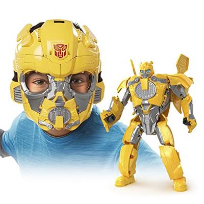 Transformers Toys Rise of The Beasts Movie Bumblebee 2-in-1 Converting Roleplay Mask Action Figure for Ages 6 and Up, 9-inch