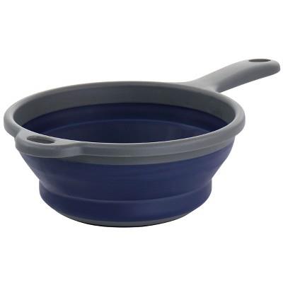 Oster Bluemarine Collapsible Polypropylene Colander With Handle In Navy : Target