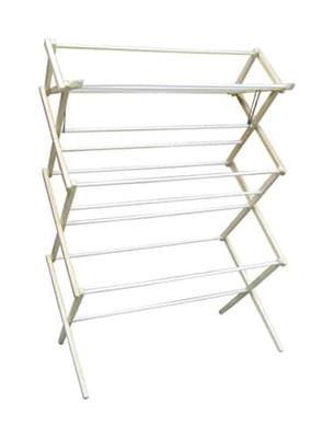 Madison Mill 51.5 in. H X 35.5 in. W X 16 in. D Wood Accordian Collapsible Clothes Drying Rack - Ace Hardware