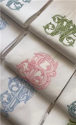 Monogram Linen Hand Towel. Custom Personalized Hostess Gift. Wedding Linens. European Linen. Vintage Vine Single Letter. Grandmillennial - Etsy