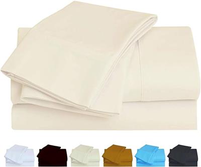 Amazon.com: New York Mercado 1000 TC 100% Egyptian Cotton - Super Soft, Italian Finish Premium Quality Bedding - 4-Pc Sheet Set Comes with 18’’ Deep P