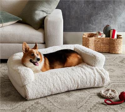 Sherpa Faux Fur 3-in-1 Pet Bed | Pottery Barn
