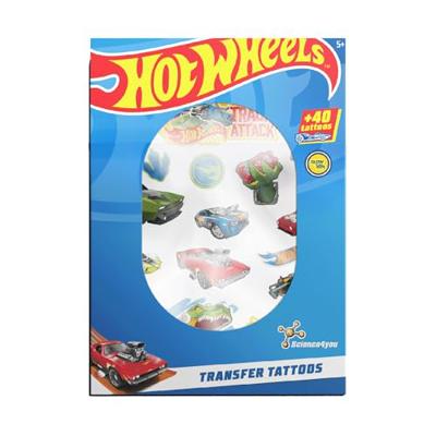 Science4you Temporary Tattoos - Hot Wheels Stickers for Hot Wheels Party, Kit of Transfer Tattoos for Kids, Gift for Boys & Girls Age 5 6 7 8 9+ Years