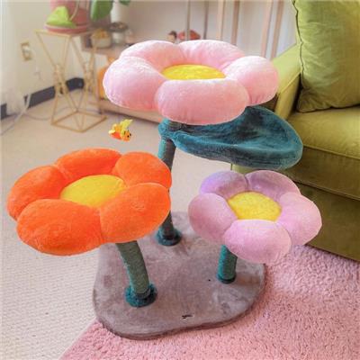 Bloomy Flower Cat Tree - Unique and Stylish– Happy & Polly
