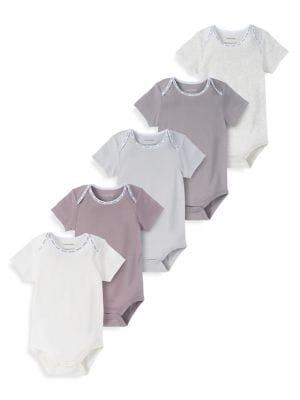 Calvin Klein Babys 5-Piece Bodysuit Set | TheBay