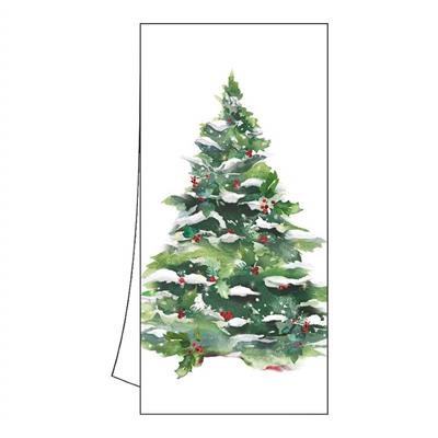 Winter Tree & Wreath Kitchen Towel – Paperproducts Design