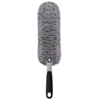 MR.SIGA Lint Free Microfiber Duster, Washable Duster for Household Cleaning Gray