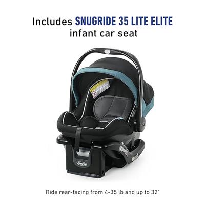 Amazon.com: Graco, Modes Element Travel System Includes Baby Stroller with Reversible Seat Extra Storage Child Tray and SnugRide 35 Lite LX Infant Car
