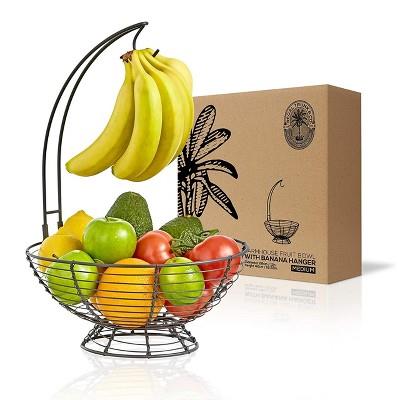 Regal Trunk & Co. Fruit Basket For Kitchen, Black : Target
