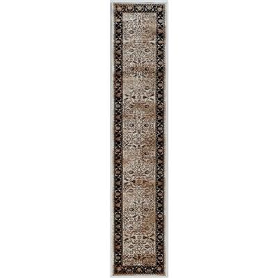 Vintage Collection Isfahan Brown Runner Rug - 2 x 10 Runner