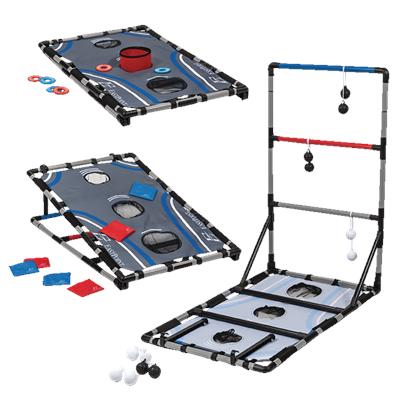 Rec-Tek Portable All-Weather 3-in-1 Tailgate Combo Game with Play Accessories, All Ages