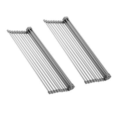 Cheer Collection Multipurpose Over The Sink Stainless Steel Drying Rack