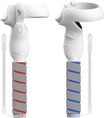 Amazon.com: ZYBER Handle Attachments for Oculus Quest 2 Controller Accessories, VR Gorilla Tag Long Arms Grips for Meta Quest 2 Beat Saber Golf Club B
