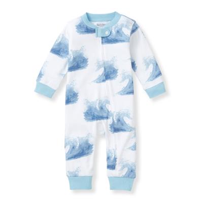 Big Wave Organic Cotton Pajamas - 0-3 Months