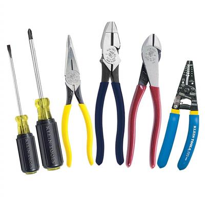 Klein Tools 6-Piece Apprentice Electrician Tool Set (94126) 94126 - The Home Depot