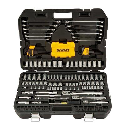 DEWALT 1/4 in., 3/8 in. and ½ in. Drive Polished Chrome Mechanics Tool Set (168-Piece) DWMT73803 - The Home Depot