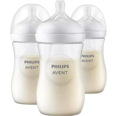 Philips Avent Natural Baby Bottle With Natural Response Nipple 9 oz. 3 pack