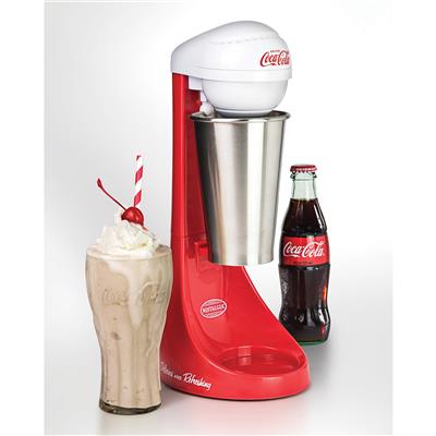 Nostalgia MLKS100COKE Coca-Cola 2-Speed Milkshake Maker