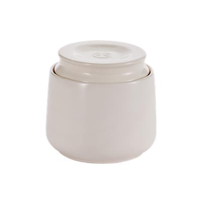 PADERNO Professional Ceramic French Butter Keeper Dish, Dishwasher Safe, Holds One 1/4-lb Stick of B
