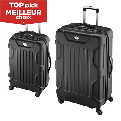 Outbound 2-Piece Hardside Spinner Wheel Travel Luggage Suitcase Set