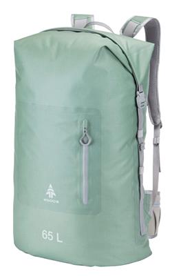 Woods Portage Roll Top Waterproof Dry Backpack For Camping/Hiking/Canoeing/Kayaking, 65-L